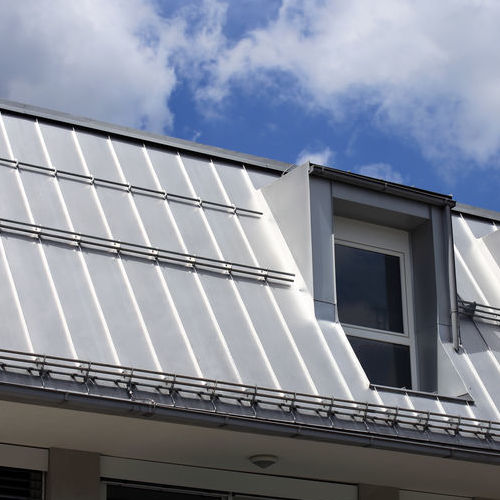 A Standing Seam Metal Roof.