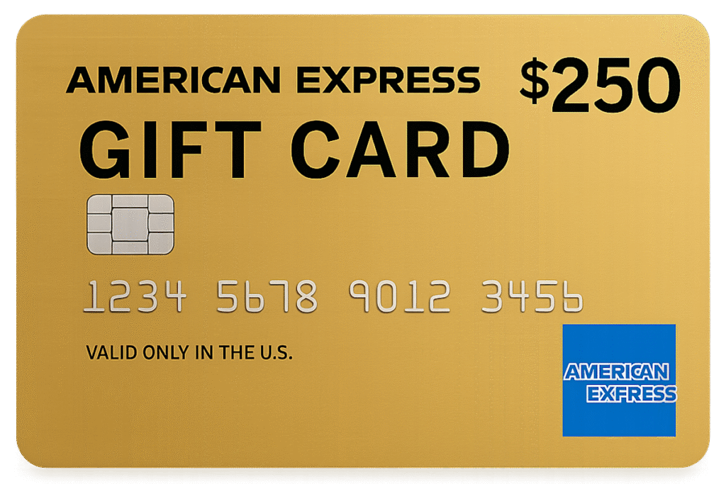 $250 Gift Card for Our customers!